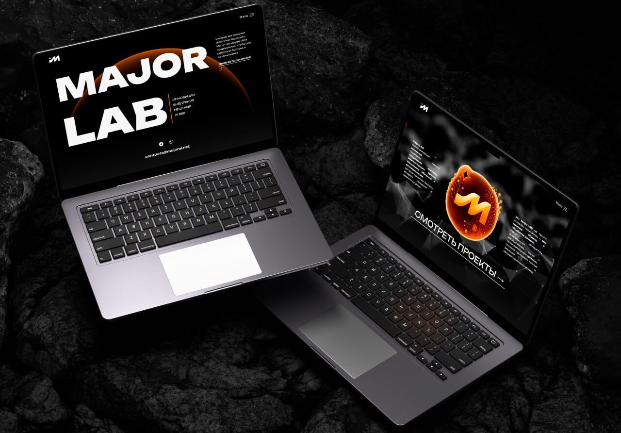 Создание корпоративного сайта для компании MajorAI — пример работы студии WebSpb